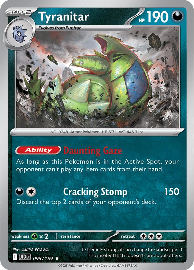 Tyranitar (095/159) [Scarlet & Violet: Journey Together] | Rock City Comics