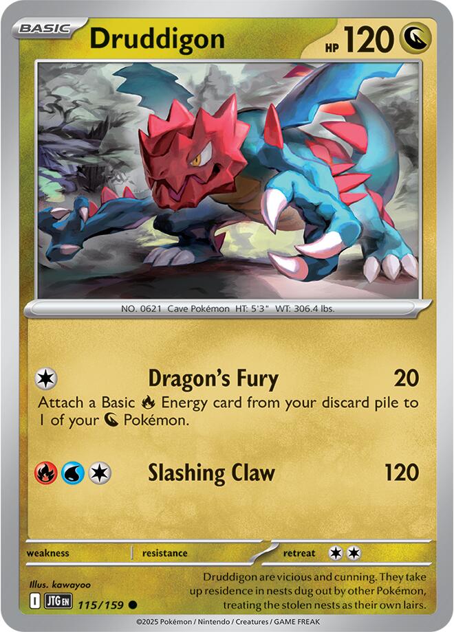 Druddigon (115/159) [Scarlet & Violet: Journey Together] | Rock City Comics