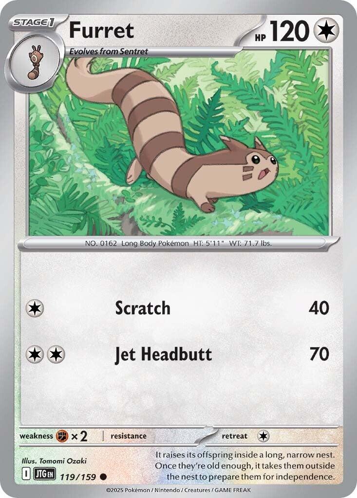 Furret (119/159) [Scarlet & Violet: Journey Together] | Rock City Comics