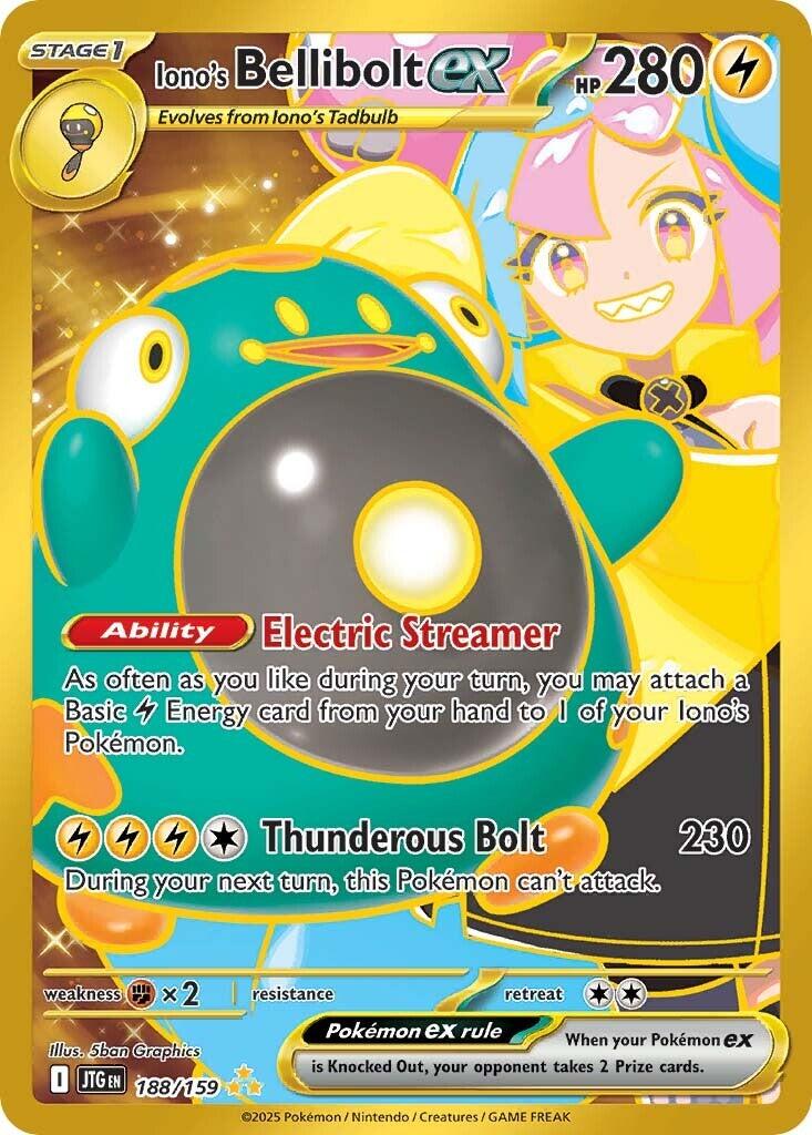 Iono's Bellibolt ex (188/159) [Scarlet & Violet: Journey Together] | Rock City Comics