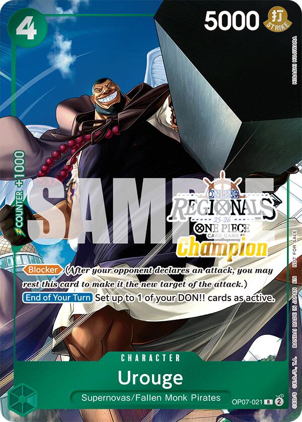 Urouge (Offline Regional Champion Card Set 2025 Vol.1) [One Piece Promotion Cards] | Rock City Comics