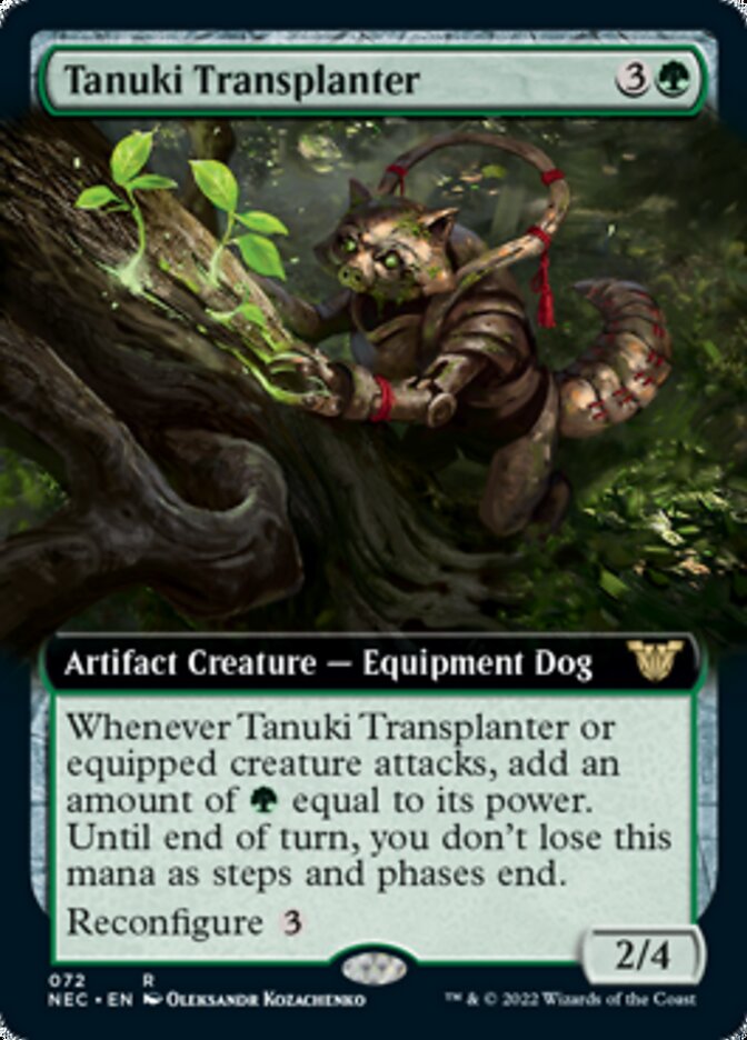 Tanuki Transplanter (Extended Art) [Kamigawa: Neon Dynasty Commander] | Rock City Comics
