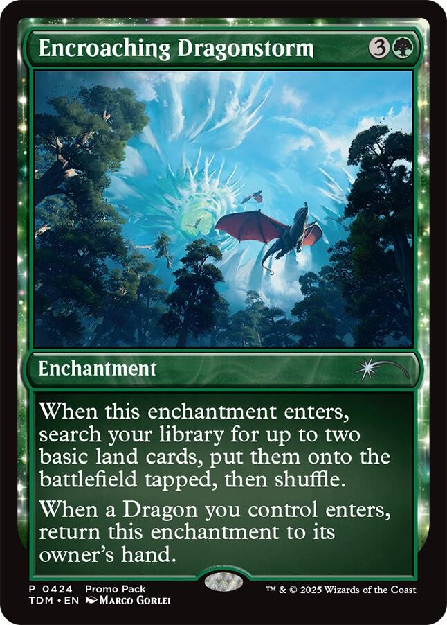 Encroaching Dragonstorm [Tarkir: Dragonstorm Promos] | Rock City Comics