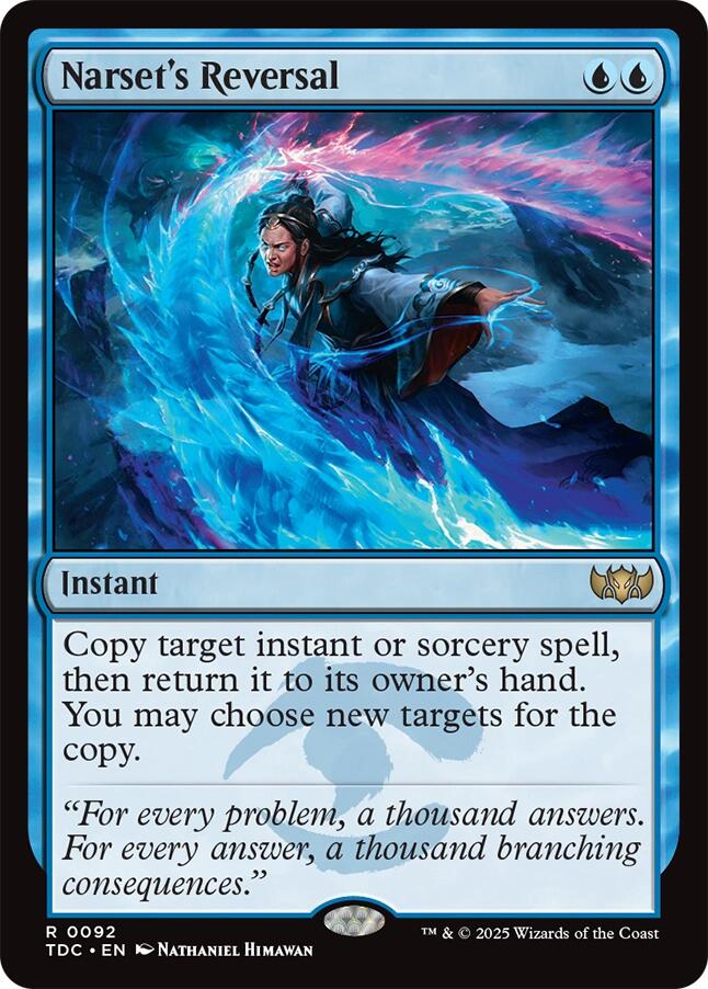Narset's Reversal [Tarkir: Dragonstorm Commander] | Rock City Comics