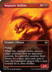 Magmatic Hellkite (Borderless) [Tarkir: Dragonstorm] | Rock City Comics