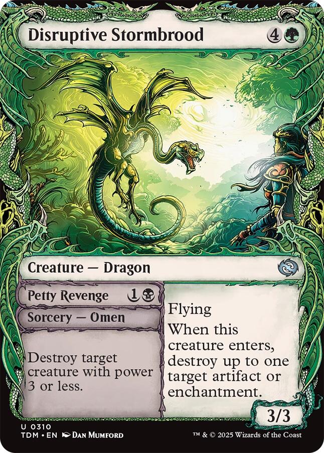 Disruptive Stormbrood (Showcase) [Tarkir: Dragonstorm] | Rock City Comics