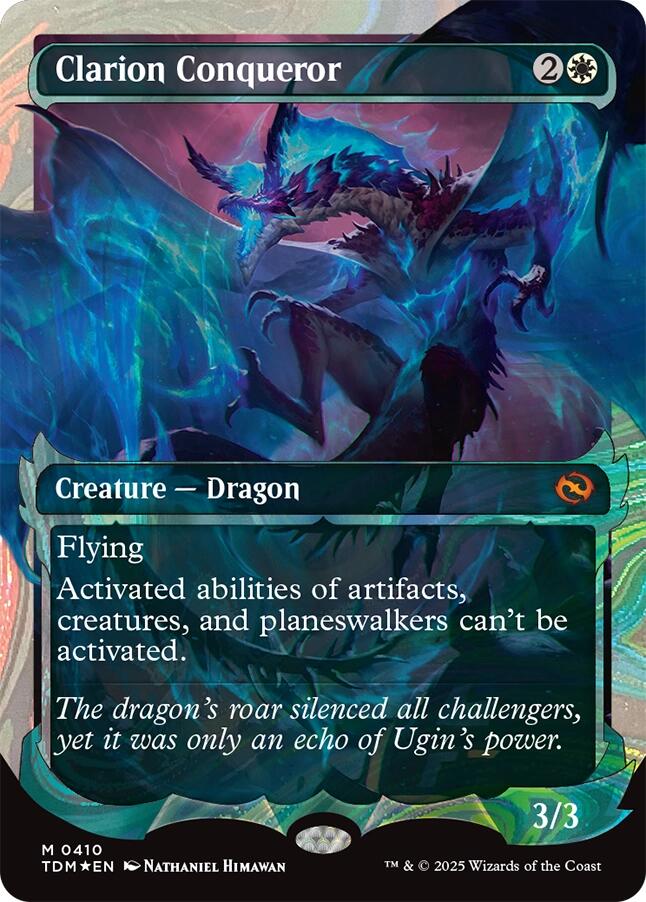 Clarion Conqueror (Showcase) (Halo Foil) [Tarkir: Dragonstorm] | Rock City Comics