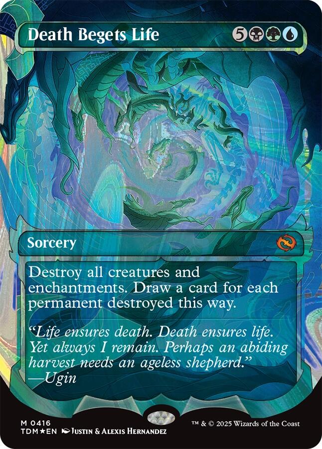 Death Begets Life (Showcase) (Halo Foil) [Tarkir: Dragonstorm] | Rock City Comics