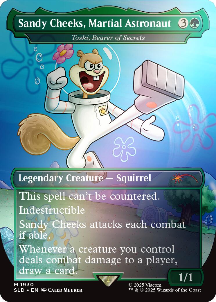 Sandy Cheeks, Martial Astronaut - Toski, Bearer of Secrets (Rainbow Foil) [Secret Lair Drop Series] | Rock City Comics