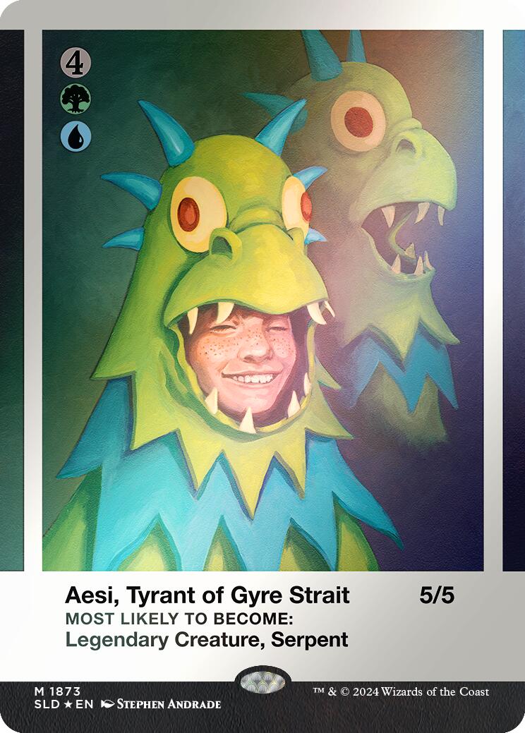 Aesi, Tyrant of Gyre Strait (Rainbow Foil) [Secret Lair Drop Series] | Rock City Comics