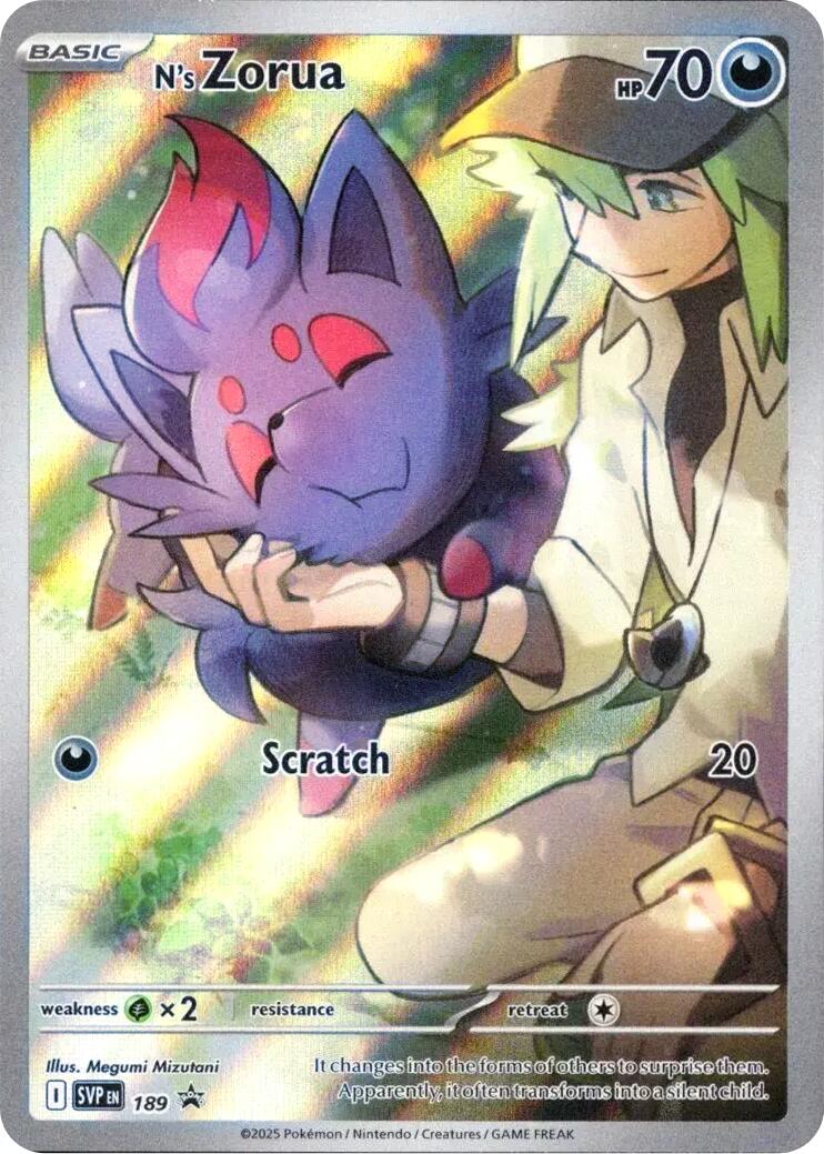 N's Zorua (SVP189) [Scarlet & Violet: Black Star Promos] | Rock City Comics