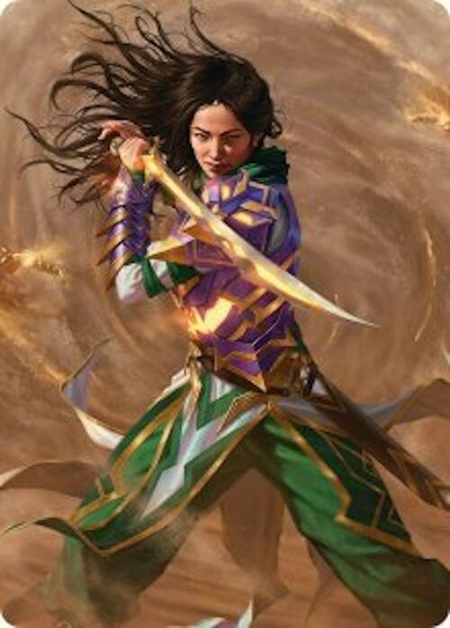 Descendant of Storms Art Card (2/54) [Tarkir: Dragonstorm Art Series] | Rock City Comics