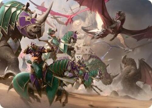 United Battlefront Art Card (5/54) [Tarkir: Dragonstorm Art Series] | Rock City Comics