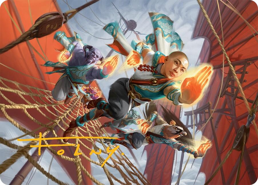 Aligned Heart Art Card (52/54) (Gold-Stamped Signature) [Tarkir: Dragonstorm Art Series] | Rock City Comics