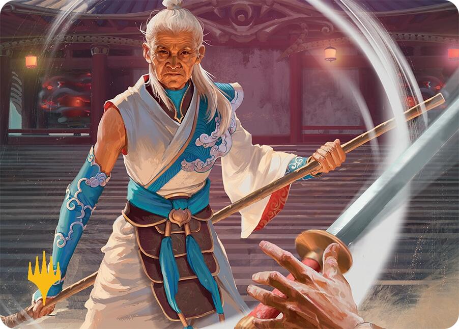 Humbling Elder Art Card (7/54) (Gold-Stamped Signature) [Tarkir: Dragonstorm Art Series] | Rock City Comics