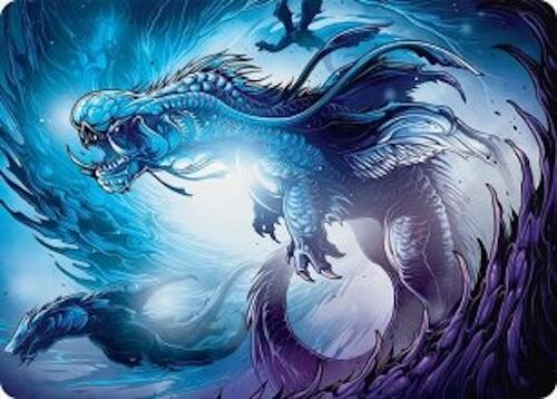 Roiling Dragonstorm Art Card (33/54) [Tarkir: Dragonstorm Art Series] | Rock City Comics