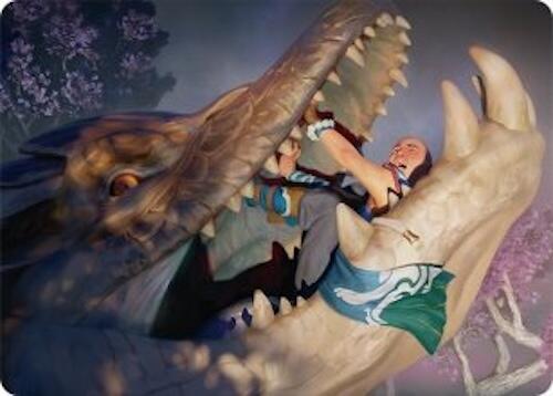 Jaws of Defeat Art Card (53/54) [Tarkir: Dragonstorm Art Series] | Rock City Comics