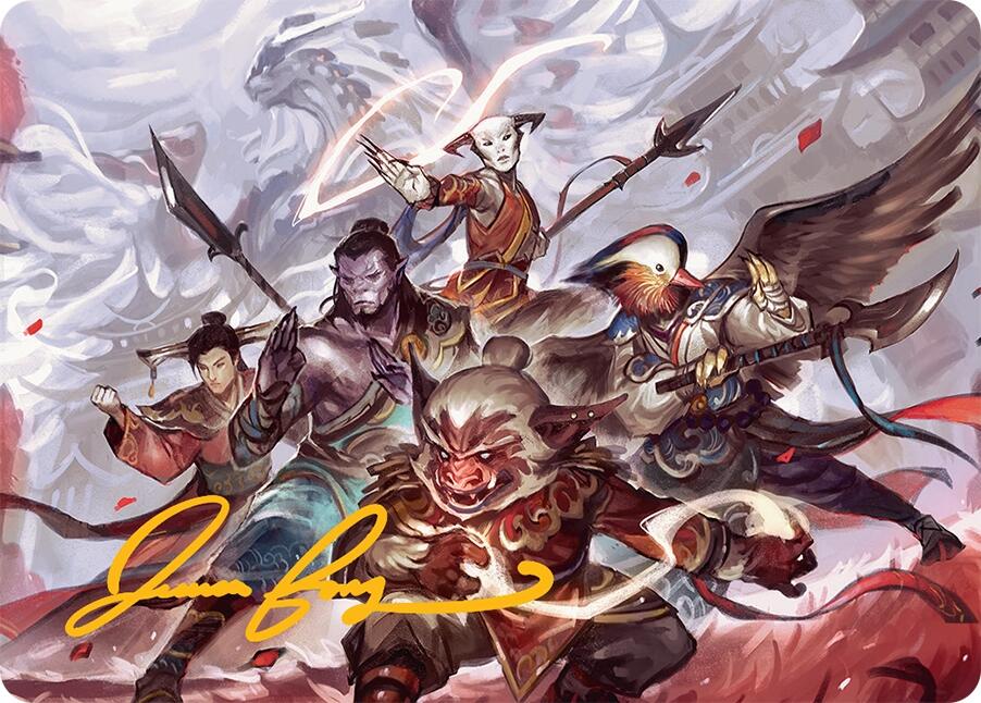 Will of the Jeskai Art Card (54/54) (Gold-Stamped Signature) [Tarkir: Dragonstorm Art Series] | Rock City Comics