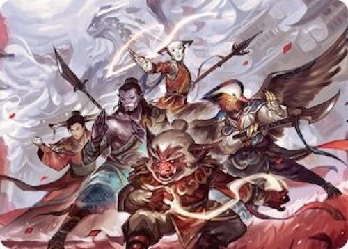 Will of the Jeskai Art Card (54/54) [Tarkir: Dragonstorm Art Series] | Rock City Comics