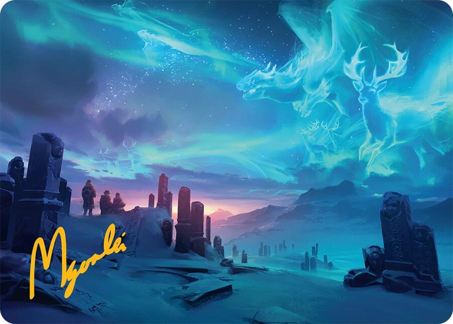Auroral Procession Art Card (20/54) (Gold-Stamped Signature) [Tarkir: Dragonstorm Art Series] | Rock City Comics