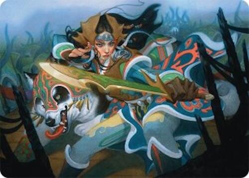 Eshki Dragonclaw Art Card (23/54) [Tarkir: Dragonstorm Art Series] | Rock City Comics