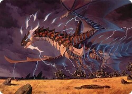 Neriv, Heart of the Storm Art Card (25/54) [Tarkir: Dragonstorm Art Series] | Rock City Comics