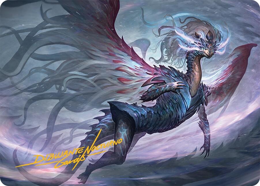 Shiko, Paragon of the Way Art Card (37/54) (Gold-Stamped Signature) [Tarkir: Dragonstorm Art Series] | Rock City Comics