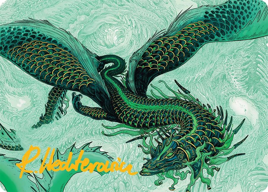 Teval, Arbiter of Virtue Art Card (38/54) (Gold-Stamped Signature) [Tarkir: Dragonstorm Art Series] | Rock City Comics