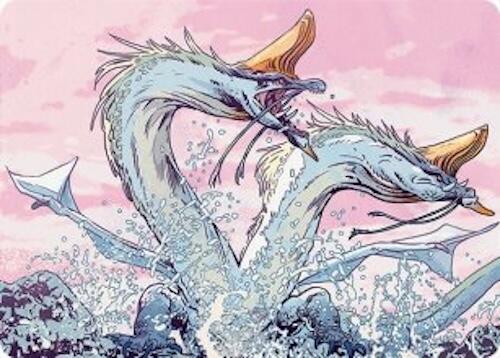 Twinmaw Stormbrood Art Card (39/54) [Tarkir: Dragonstorm Art Series] | Rock City Comics