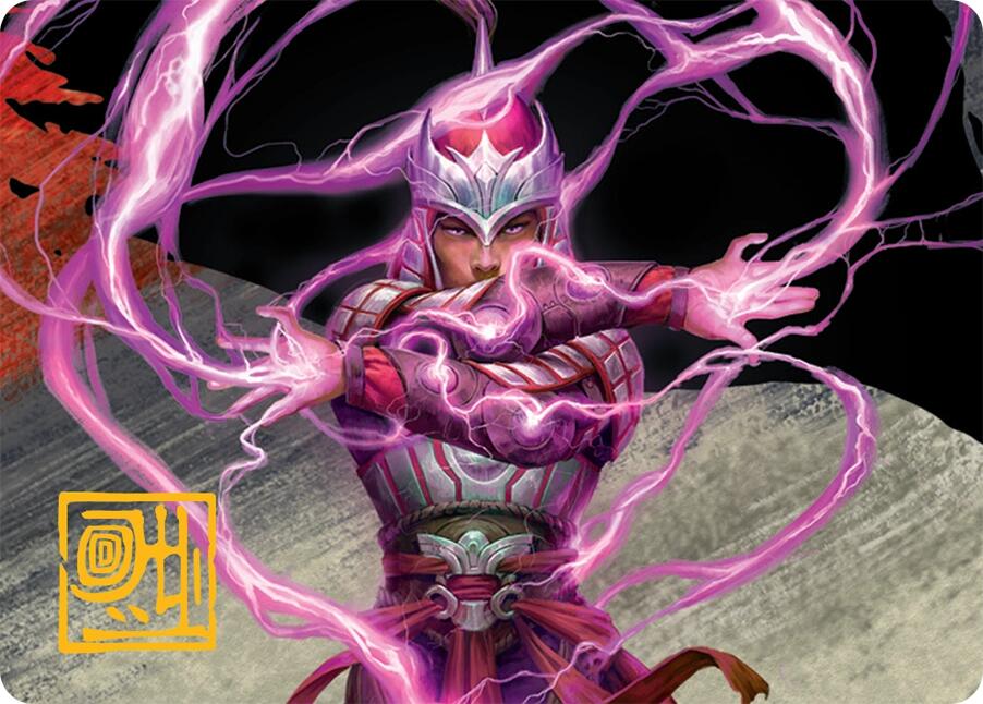 All-Out Assault Art Card (43/54) (Gold-Stamped Signature) [Tarkir: Dragonstorm Art Series] | Rock City Comics