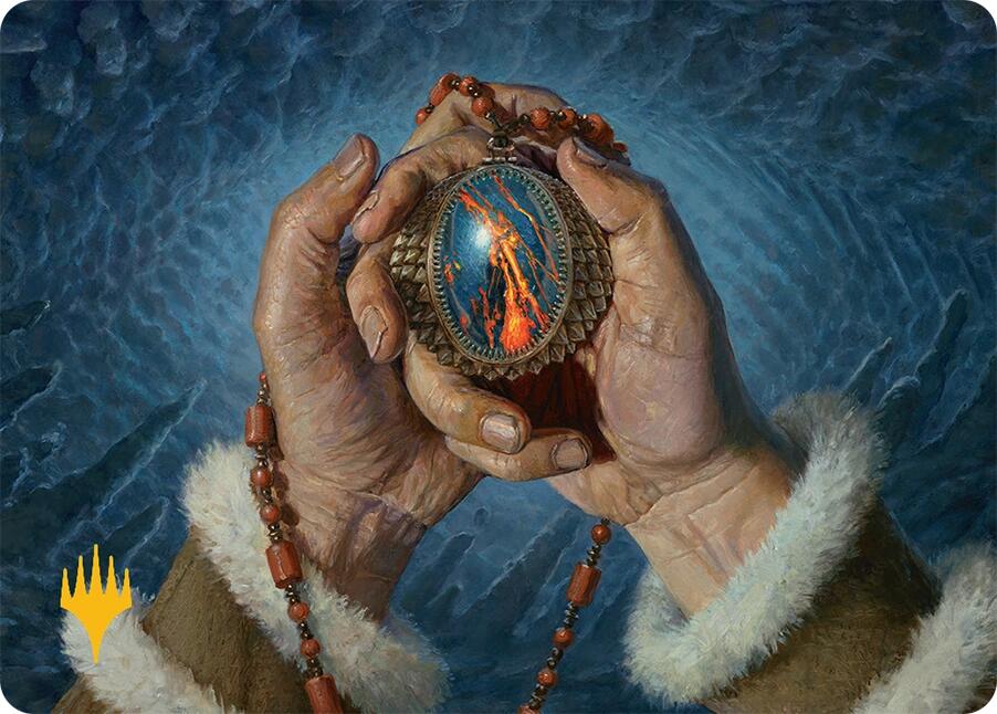 Mox Jasper Art Card (28/54) (Gold-Stamped) [Tarkir: Dragonstorm Art Series] | Rock City Comics