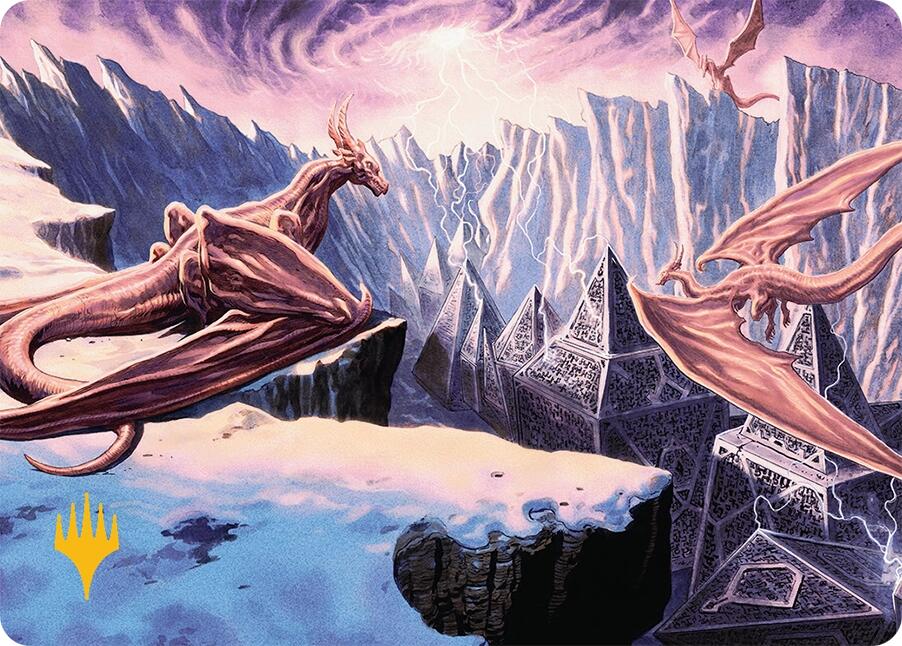 Maelstrom of the Spirit Dragon (42/54) (Gold-Stamped) [Tarkir: Dragonstorm Art Series] | Rock City Comics