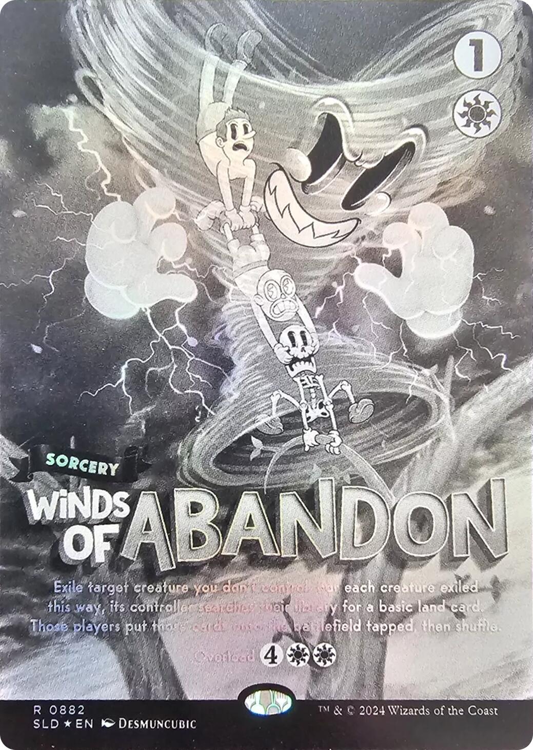 Winds of Abandon (Black & White Foil) [Secret Lair Drop Series] | Rock City Comics