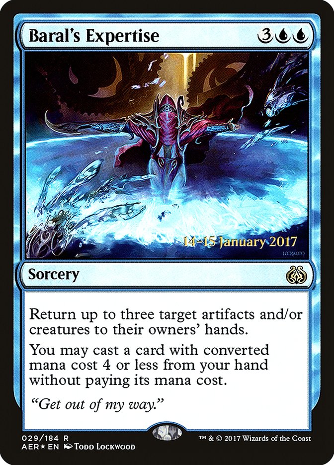 Baral's Expertise [Aether Revolt Prerelease Promos] | Rock City Comics