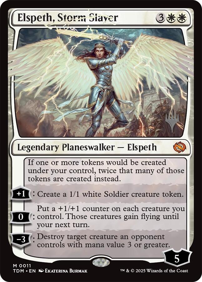 Elspeth, Storm Slayer [Tarkir: Dragonstorm Promos] | Rock City Comics