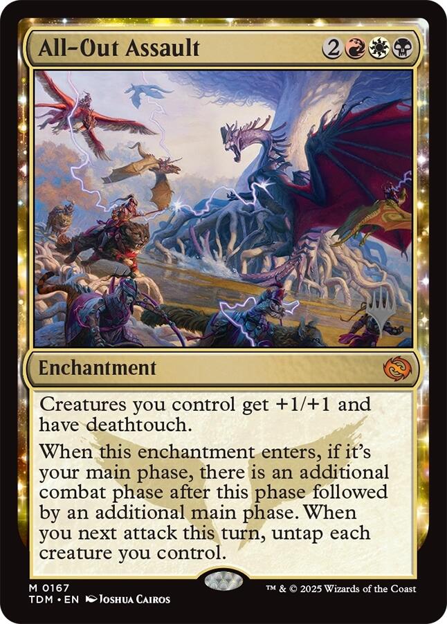 All-Out Assault [Tarkir: Dragonstorm Promos] | Rock City Comics