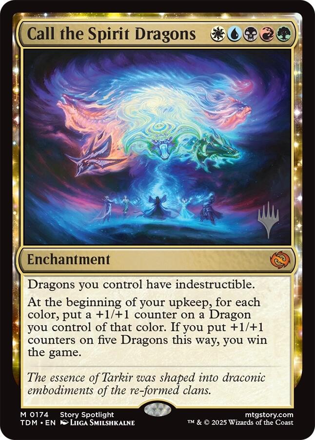 Call the Spirit Dragons [Tarkir: Dragonstorm Promos] | Rock City Comics