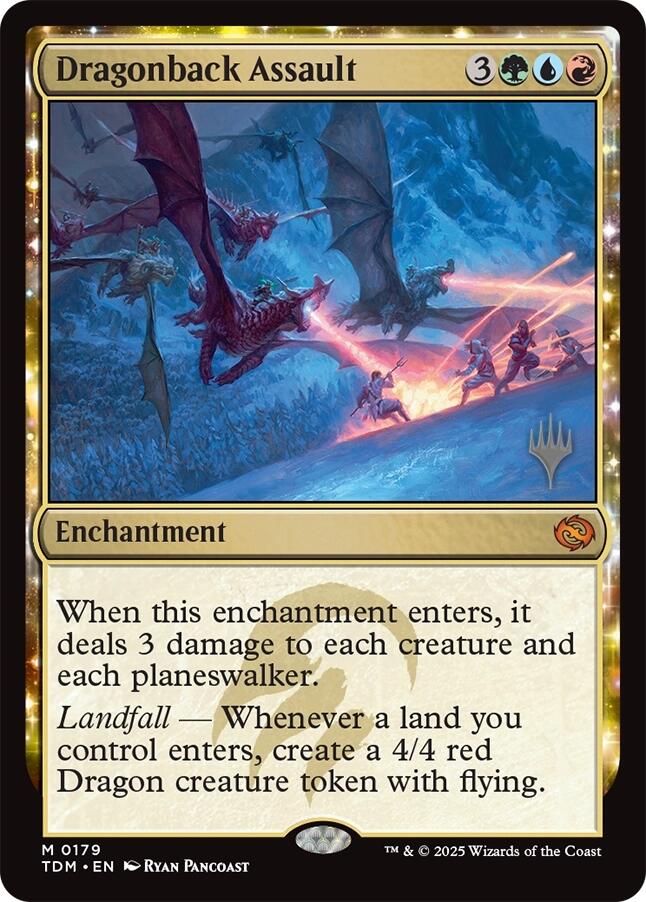Dragonback Assault [Tarkir: Dragonstorm Promos] | Rock City Comics