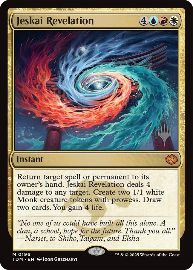 Jeskai Revelation [Tarkir: Dragonstorm Promos] | Rock City Comics