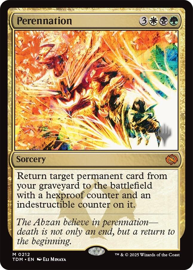 Perennation [Tarkir: Dragonstorm Promos] | Rock City Comics