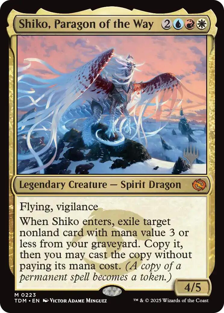 Shiko, Paragon of the Way [Tarkir: Dragonstorm Promos] | Rock City Comics
