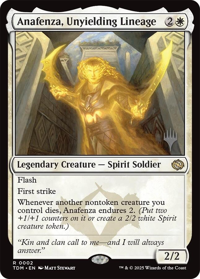 Anafenza, Unyielding Lineage [Tarkir: Dragonstorm Promos] | Rock City Comics