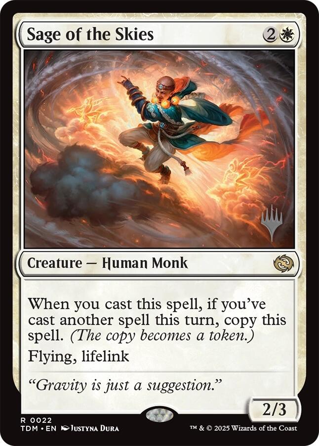 Sage of the Skies [Tarkir: Dragonstorm Promos] | Rock City Comics