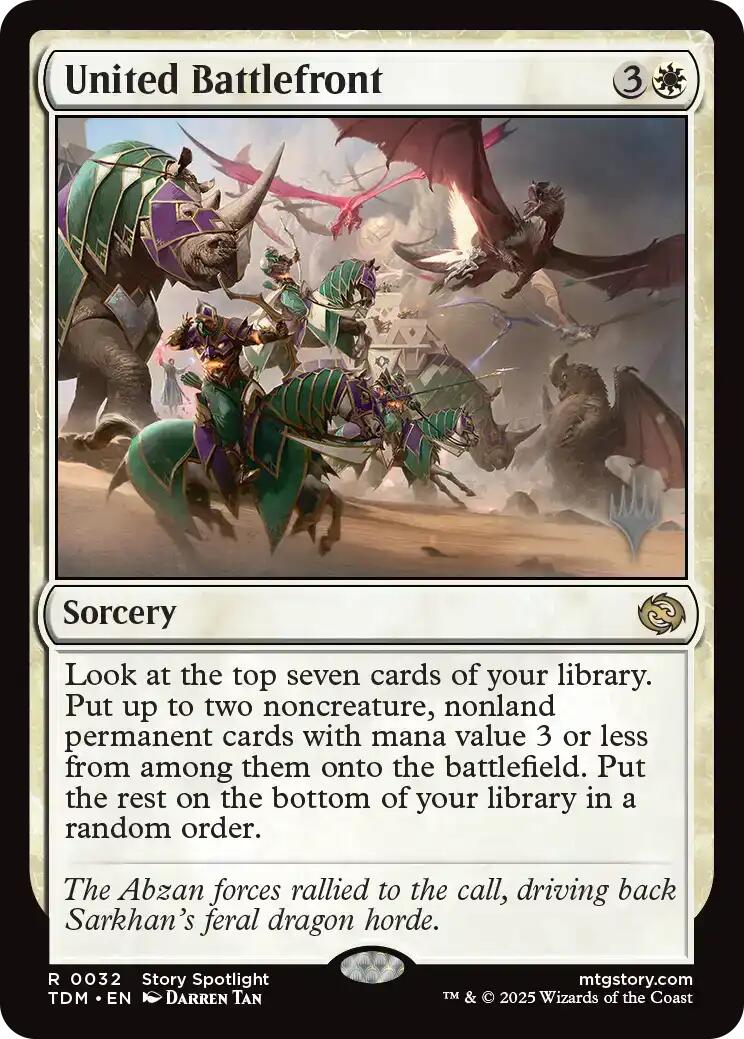 United Battlefront [Tarkir: Dragonstorm Promos] | Rock City Comics