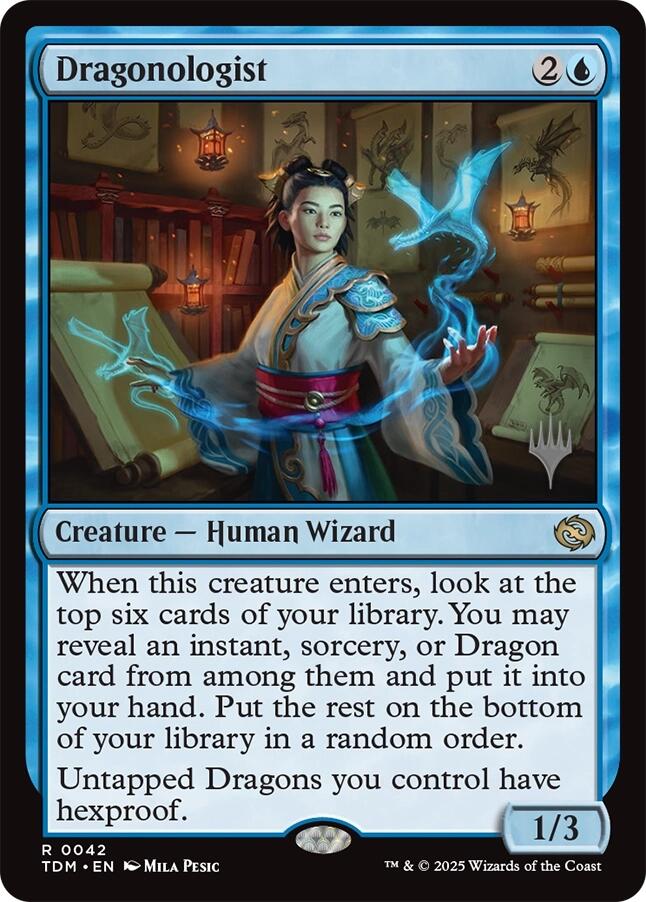 Dragonologist [Tarkir: Dragonstorm Promos] | Rock City Comics