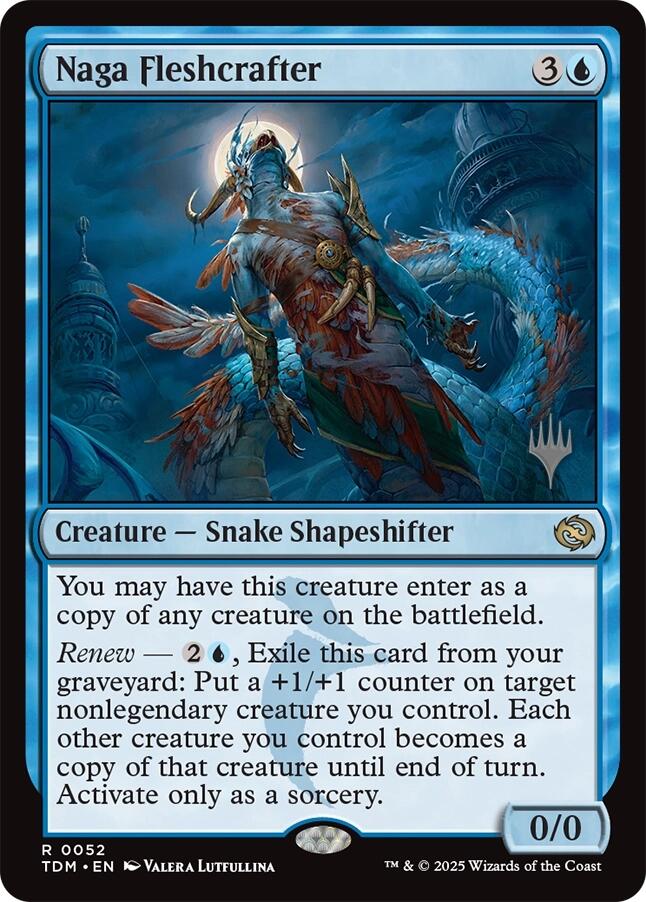 Naga Fleshcrafter [Tarkir: Dragonstorm Promos] | Rock City Comics