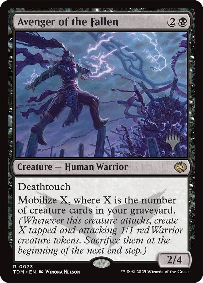 Avenger of the Fallen [Tarkir: Dragonstorm Promos] | Rock City Comics