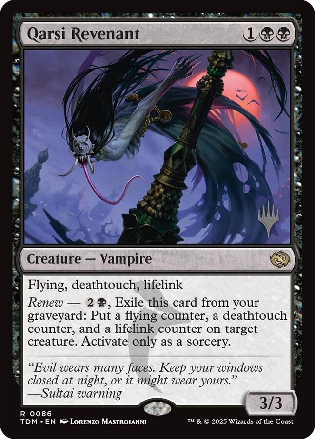 Qarsi Revenant [Tarkir: Dragonstorm Promos] | Rock City Comics