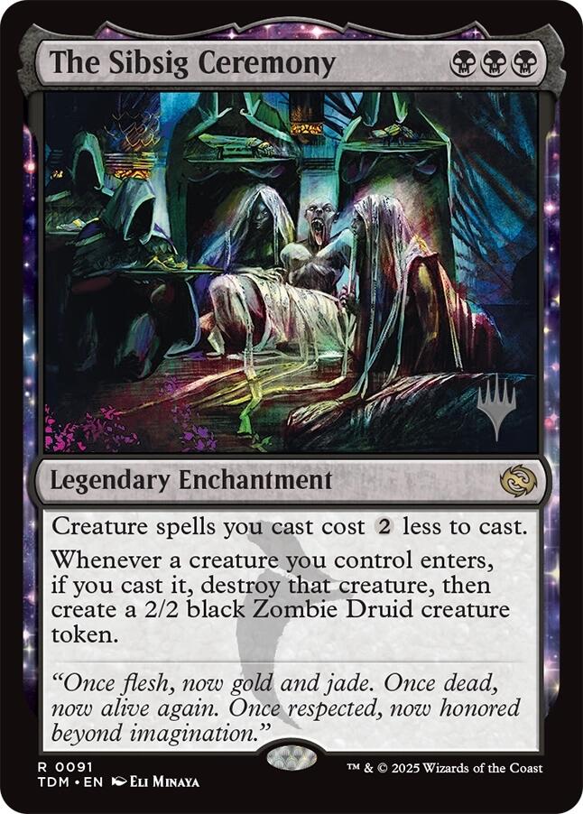 The Sibsig Ceremony [Tarkir: Dragonstorm Promos] | Rock City Comics