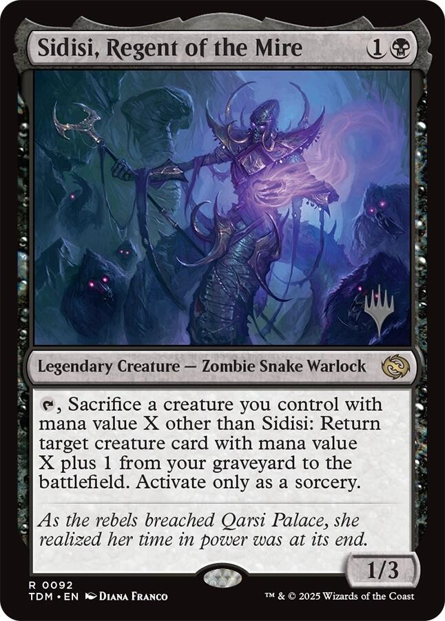 Sidisi, Regent of the Mire [Tarkir: Dragonstorm Promos] | Rock City Comics